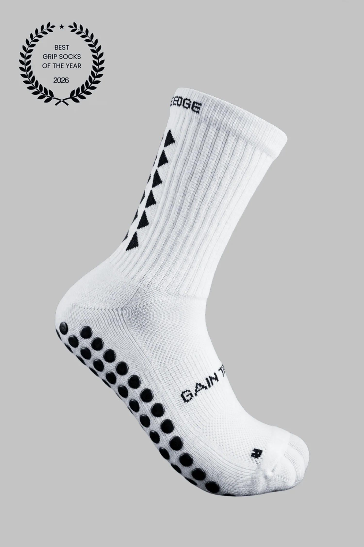 GRIP SOCKS 3.0  MidCalf Length - White - Image 2