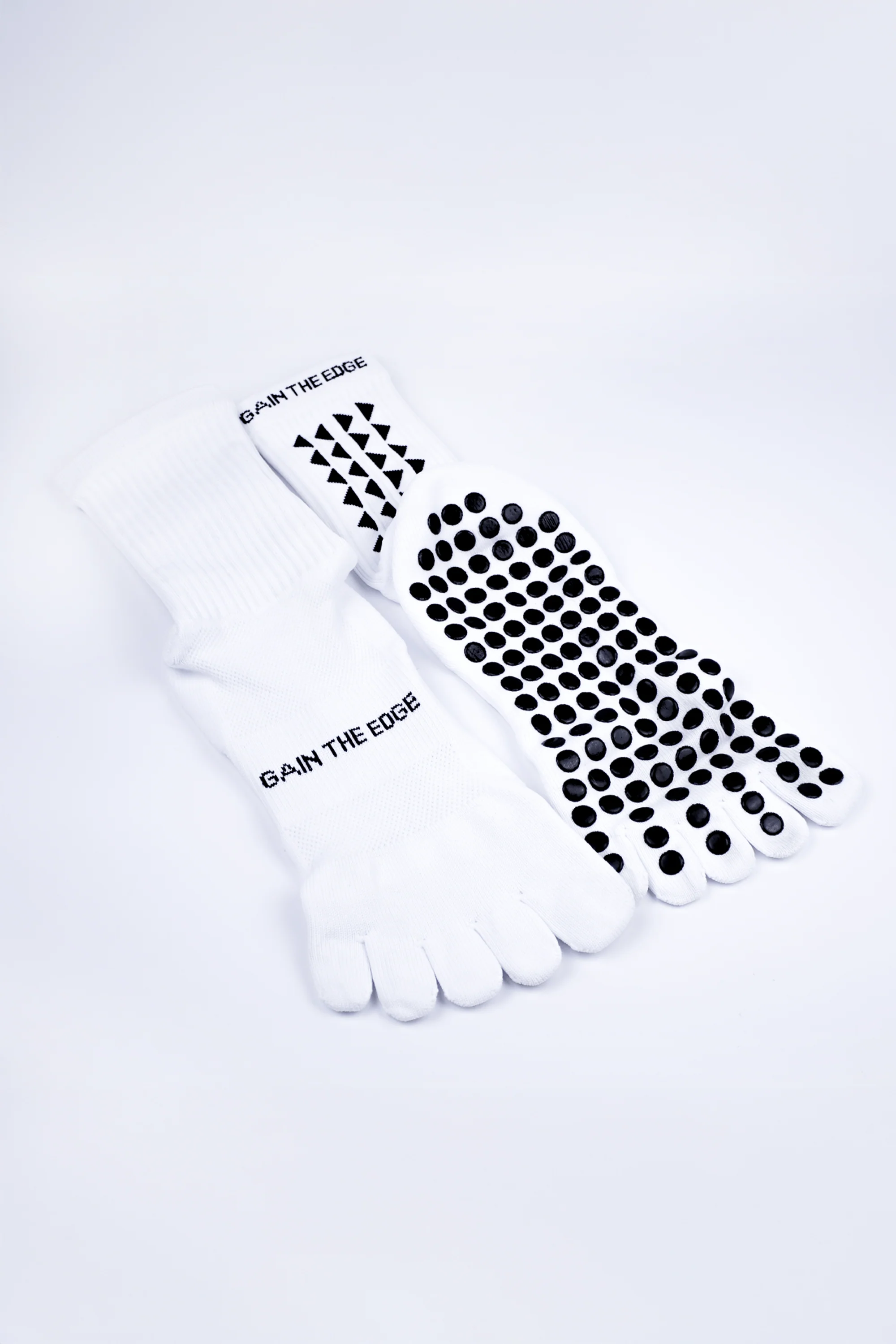 BAREFOOT GRIP SOCKS 3.0 MidCalf Length - White - Image 6