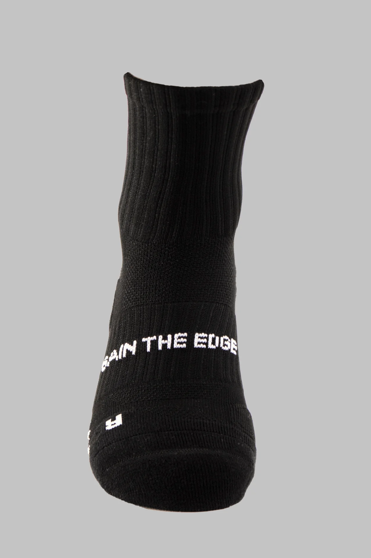 Grip Running Socks Quarter Length - Black - Image 4