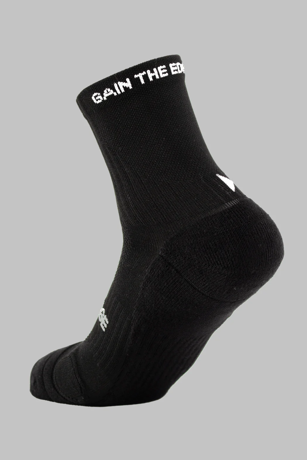 Running Socks Quarter Length - Black - Image 3