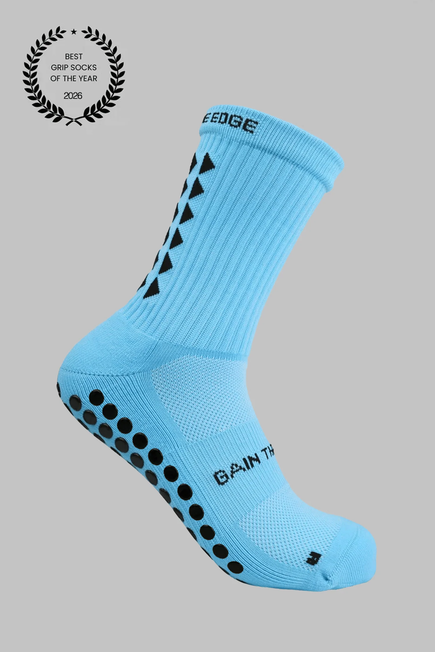GRIP SOCKS 3.0  MidCalf Length - Light Blue - Image 3