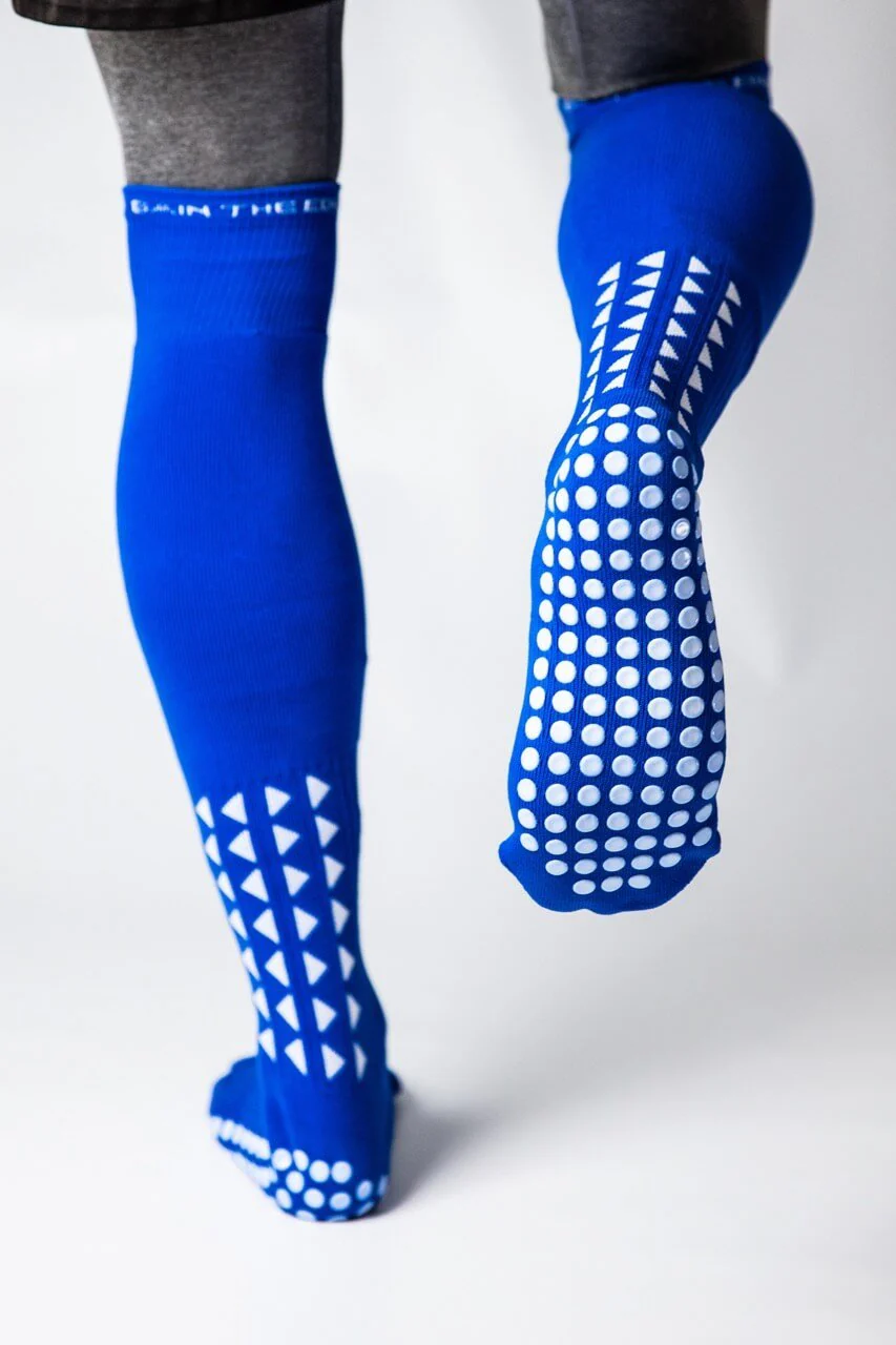 GRIP SOCKS 2.0  Full Length - Blue - Image 3