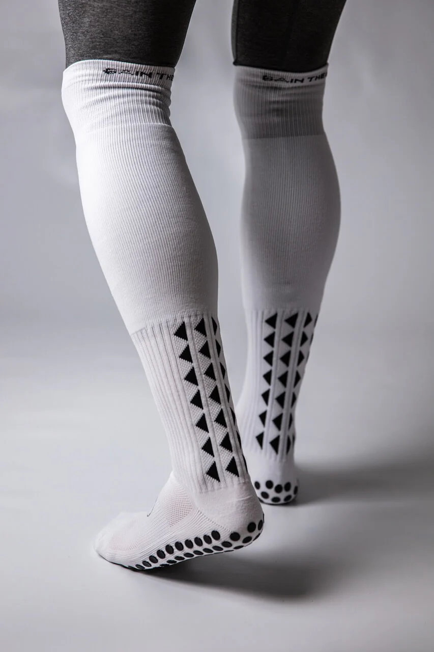 GRIP SOCKS 2.0  Full Length - White - Image 4