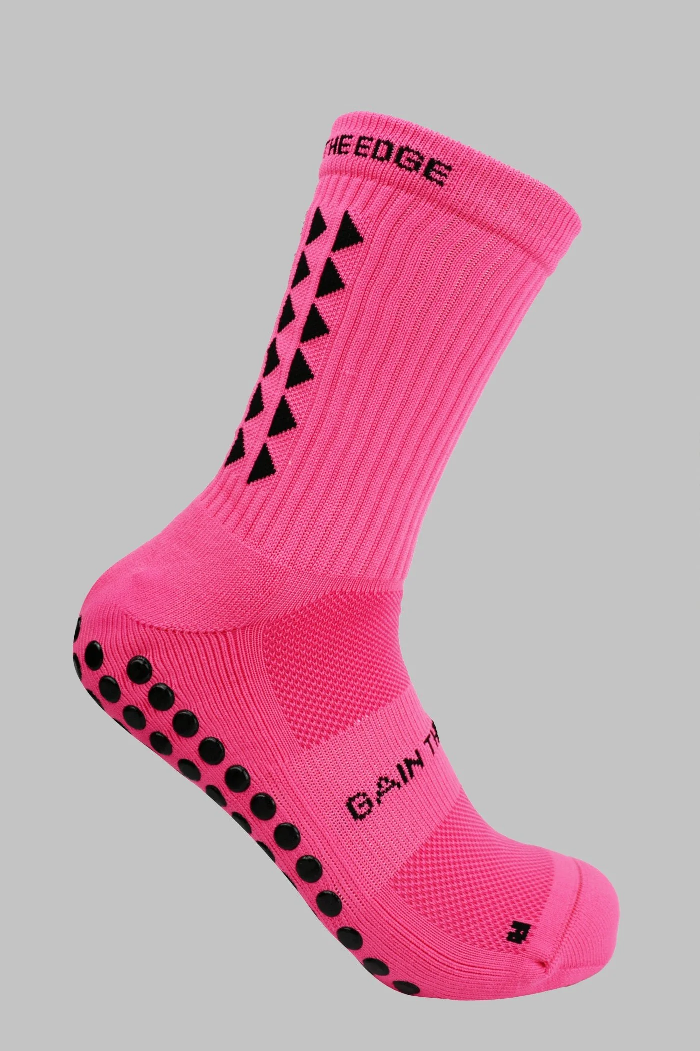 KIDS GRIP SOCKS 3.0 MidCalf Length - Pink - Little Stars - Image 2