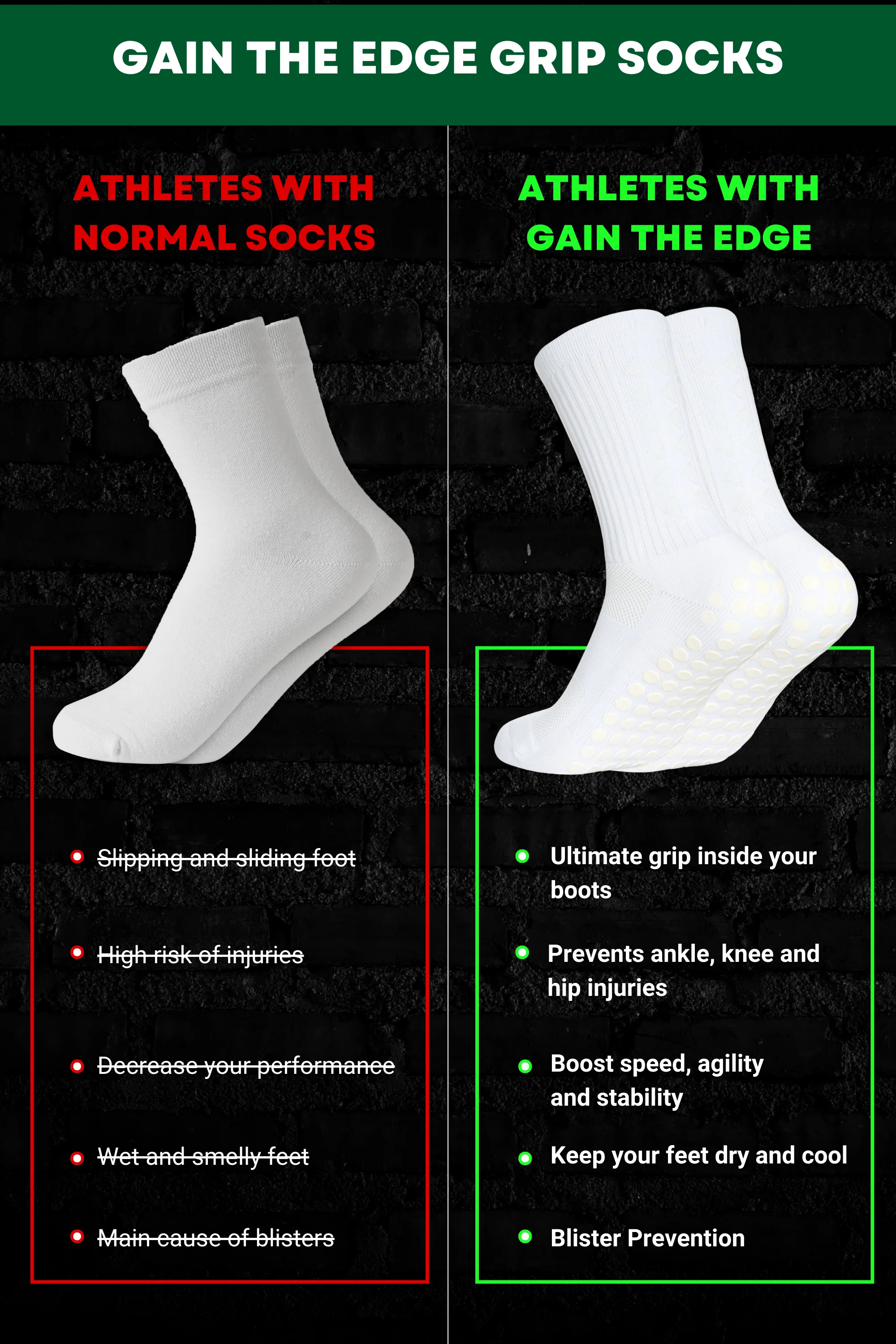 GRIP SOCKS 3.0 midcalf length - WHITEOUT EDITION - Image 4